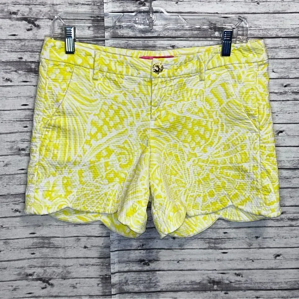 Lilly Pulitzer Palmita Stretch Shorts Sea Cups